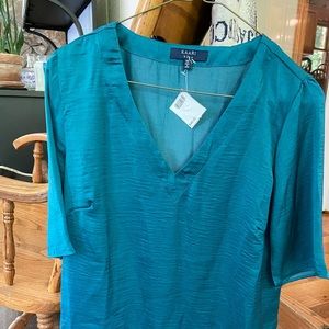 Kaari Blue Teal Top *Brand New* Medium